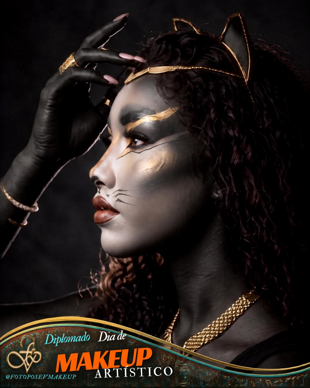 Caracterización Egyptian Cat - Foto Pose Venezuela MUA