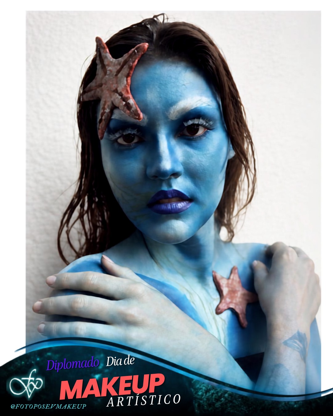 Caracterización Sea Creature - Foto Pose Venezuela MUA