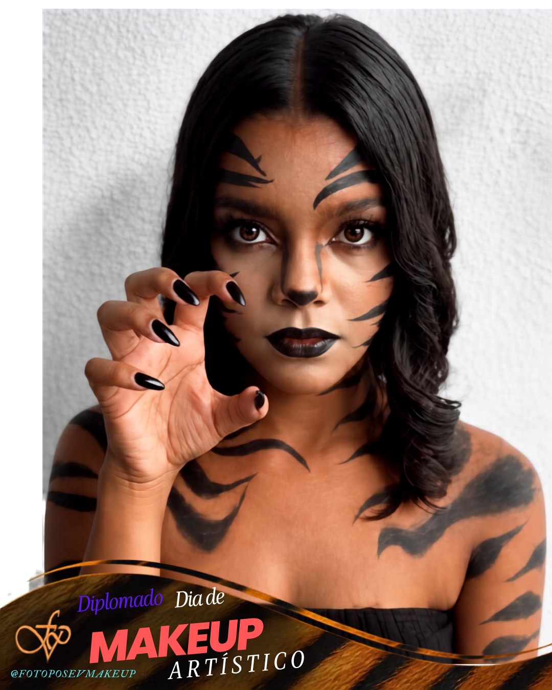 Caracterización Tigre - Foto Pose Venezuela MUA