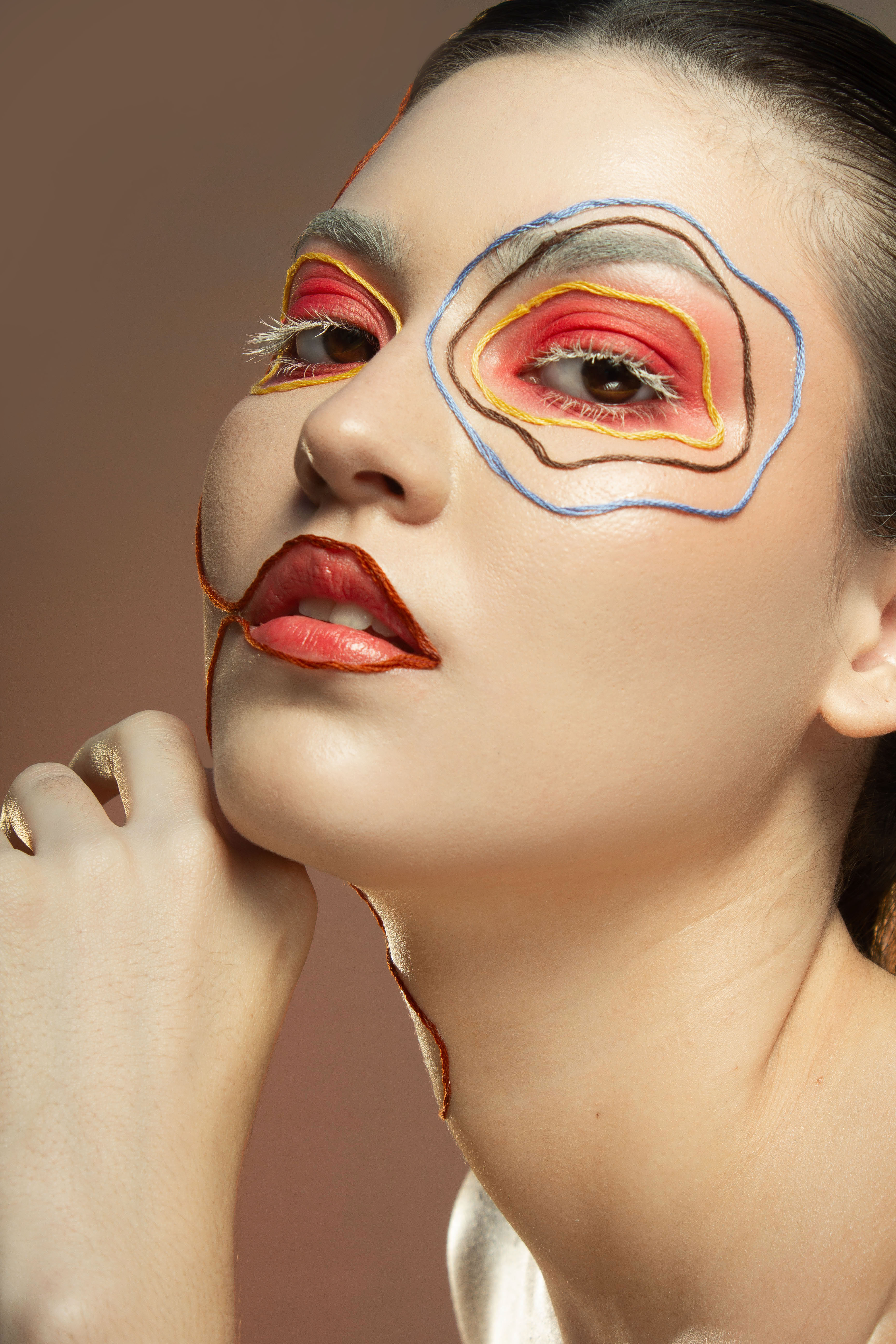 Aurora Makeup Editorial Foto Pose Venezuela