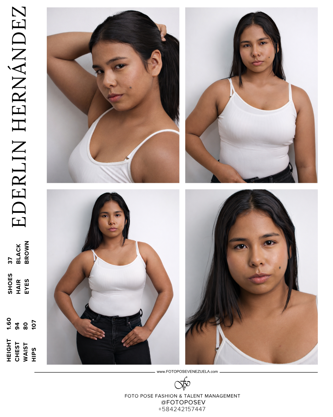 Ederlin Hernández sesión de maquillaje editorial en Foto Pose Venezuela
