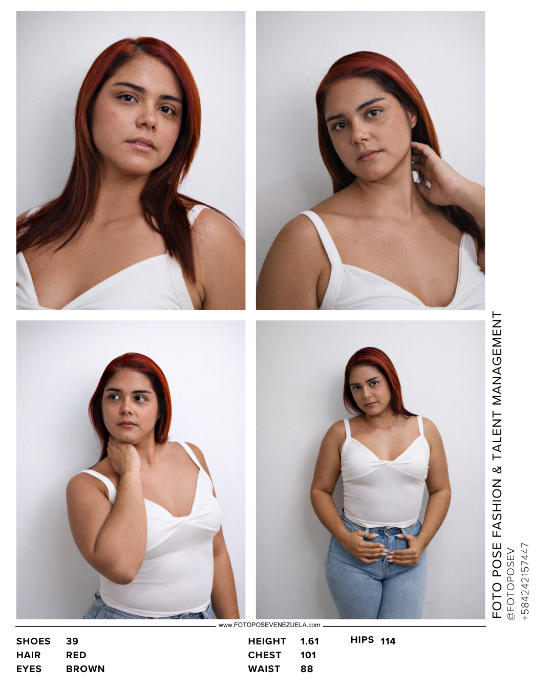 Elaine Natasha Ascanio Aular pose editorial Foto Pose Venezuela
