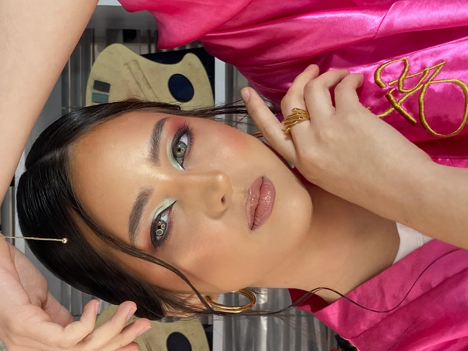 Trabajo editorial de maquillaje por Damaris Prado.
